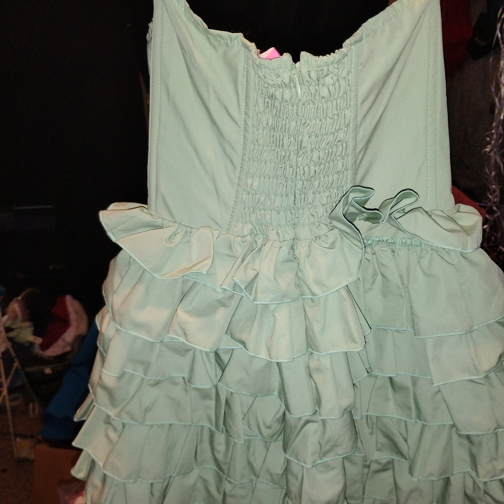 Sugar Thrillz Mint Ruffled Dance Dress